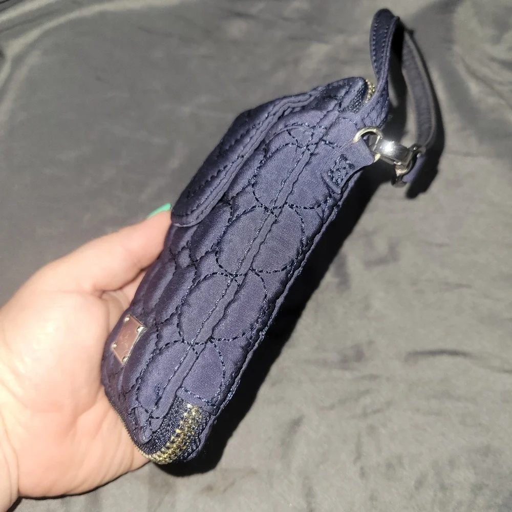Vera Bradley Navy Smartphone Wristlet